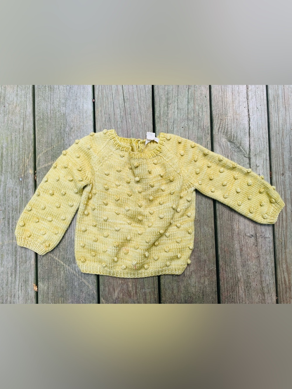 Misha & Puff Sweater yellow 3-4 yr